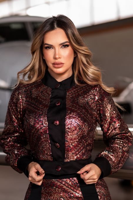 Bomber Paetê 01 Forrada