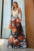 Vestido Longo Crochê Manual 3 em 1