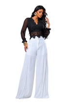 Blusa Com Guippir Elegante