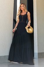 Vestido Longo Catarina Preto