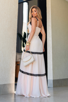 Vestido Longo Catarina Champanhe