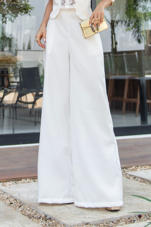 Calça Alfaiataria Off White