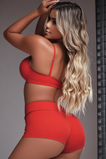 Short Hot Pant Vermelho