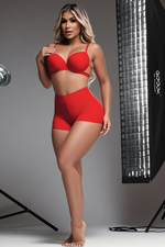 Short Hot Pant Vermelho