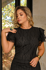 T-Shirt Lese Preta