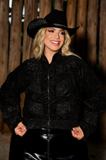 Jaqueta Preta Veludo