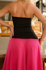 Blusa Tomara que Caia Com Ziper Preta