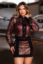 Conjunto Completo Jaqueta Forrada + Saia Montaria 01