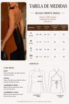 Blusa Frente Unica Com Amarração Atras