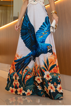 Vestido Longo Crochê Manual 3 em 1