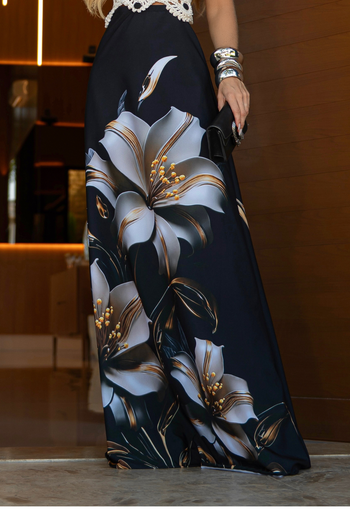 Vestido Longo Crochê Manual 3 em 1
